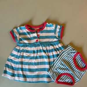 Hanna Andersson Infant/Toddler Play Dress Size 60 3-6months EUC